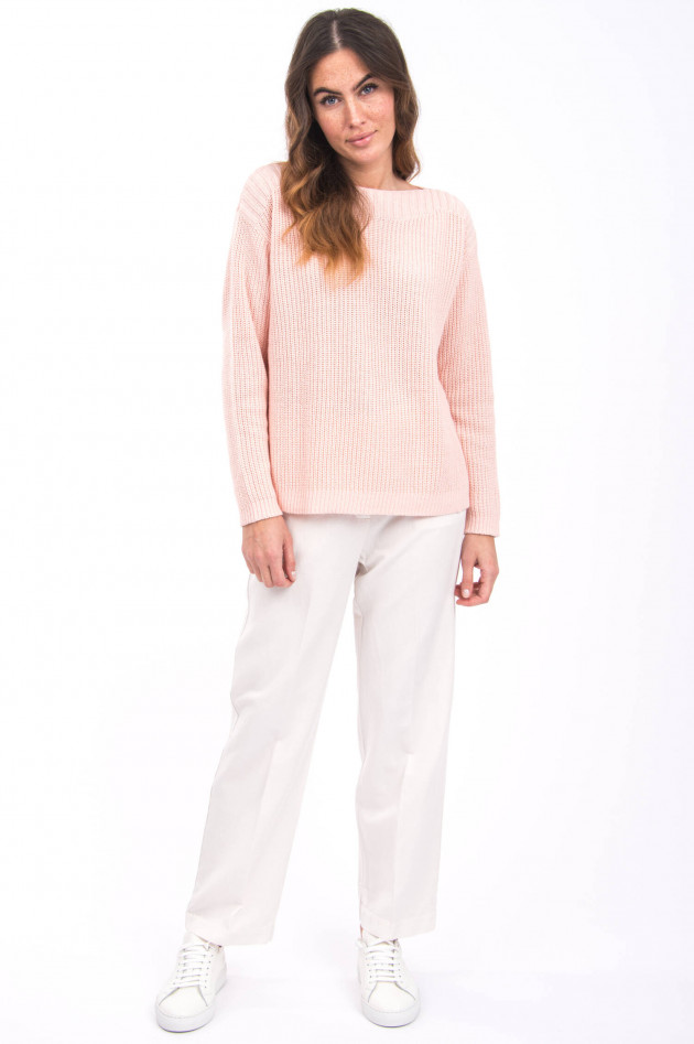 Princess goes Hollywood Strickpullover mit U-Boot-Ausschnitt in Rosa
