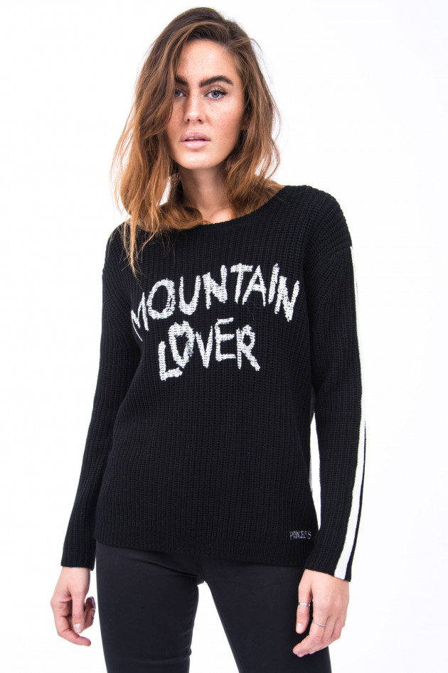 Princess goes Hollywood Strickpullover Mountain Lover in Schwarz