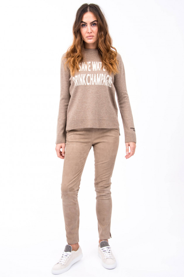 Princess goes Hollywood Kaschmirpullover Save Water.. in Taupe