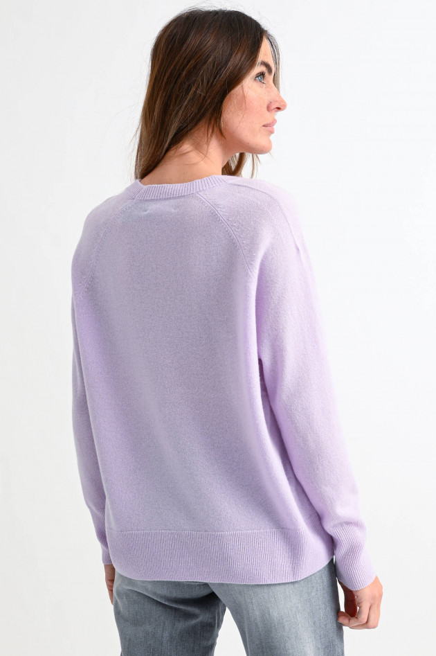Princess goes Hollywood Cashmere V-Pullover in Pastellflieder