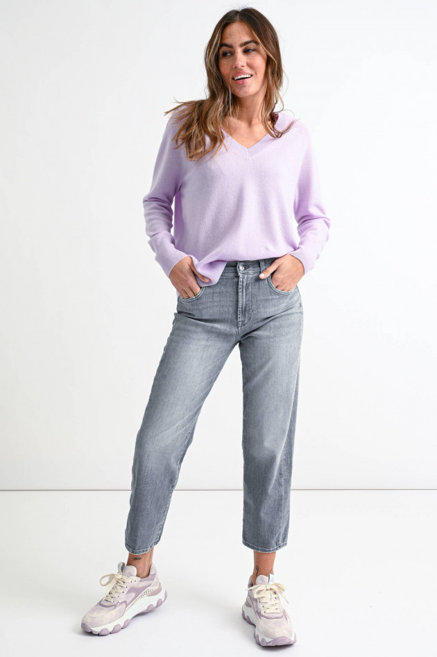 Princess goes Hollywood Cashmere V-Pullover in Pastellflieder