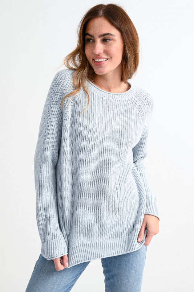 Princess goes Hollywood Rippstrick-Pullover in Himmelblau