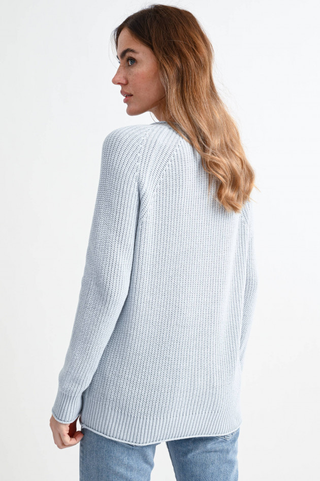 Princess goes Hollywood Rippstrick-Pullover in Himmelblau