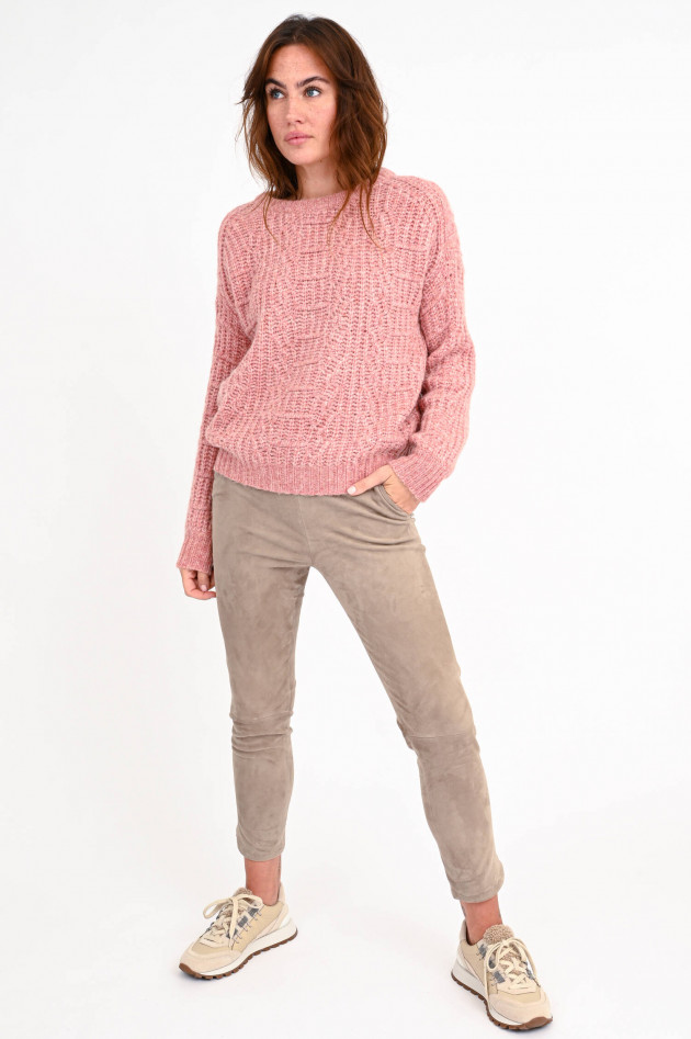 Princess goes Hollywood Pullover mit Strickmustern in Rose