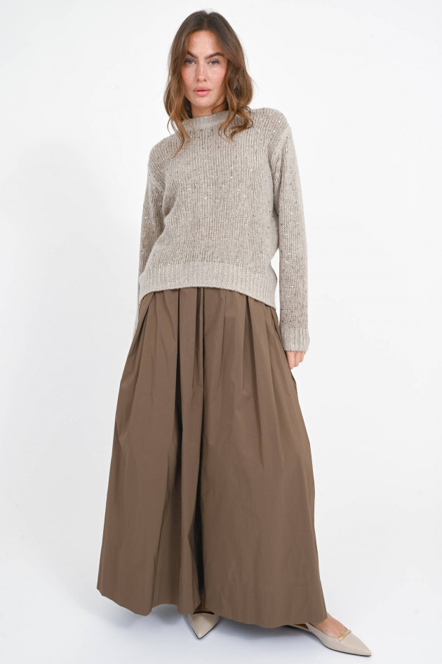 Princess goes Hollywood Pullover aus Woll-Cashmere-Mix in Taupe