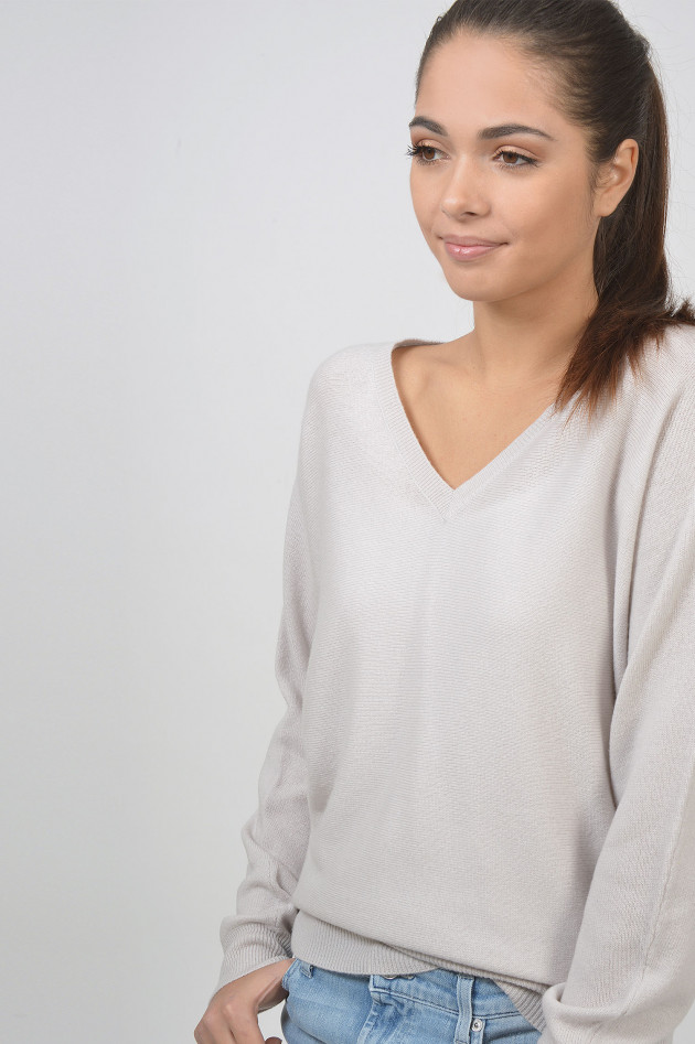 Princess goes Hollywood Oversized - Pullover in Beige/Grau