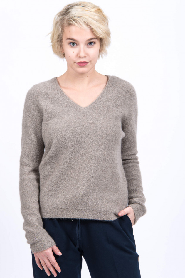Princess goes Hollywood Pullover aus Kaschmir-Mix in Taupe