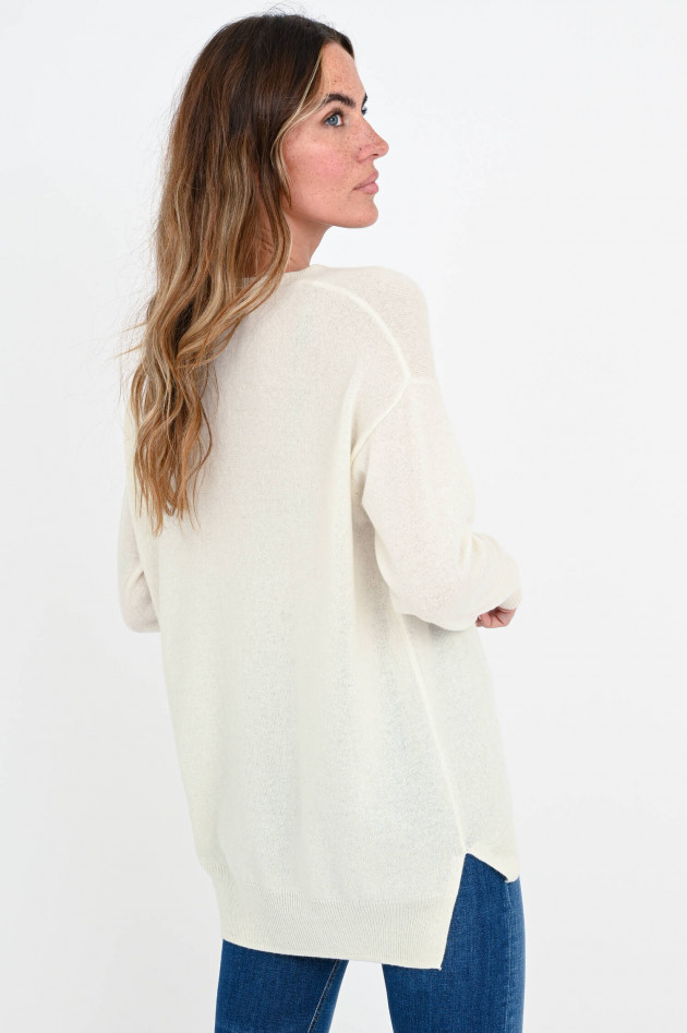 Princess goes Hollywood Kaschmir Feinstrick-Pullover in Creme