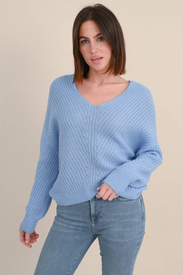 Princess goes Hollywood Cashmere Strickpullover in Hellblau