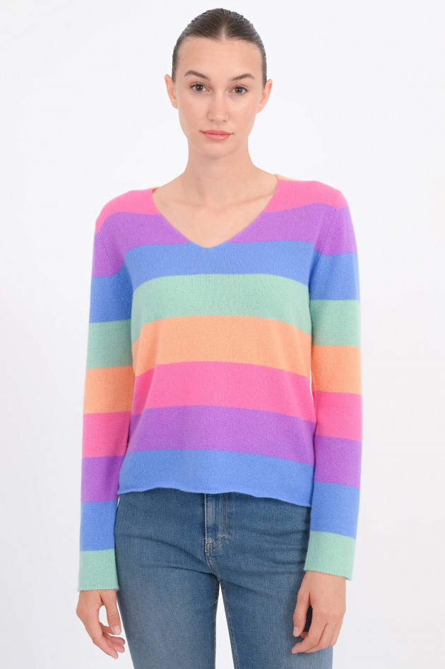 Princess goes Hollywood Cashmere Pullover in Regenbogenfarben