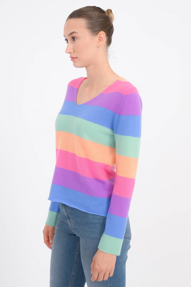 Princess goes Hollywood Cashmere Pullover in Regenbogenfarben