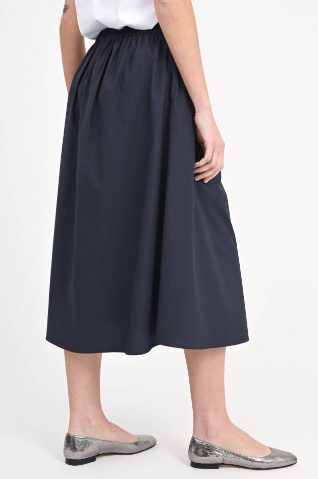 Princess goes Hollywood Midi-Rock mit Knopfleiste in Navy