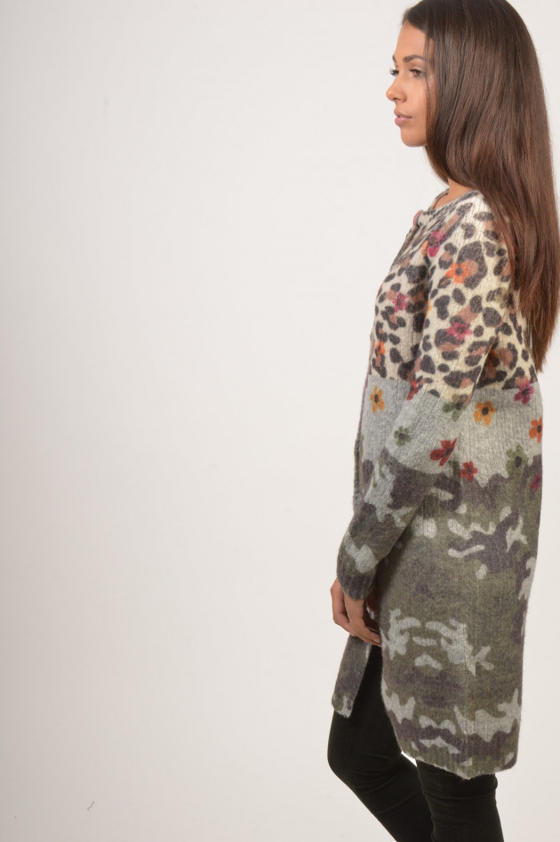Princess goes Hollywood Strickweste in Leo - Camouflage
