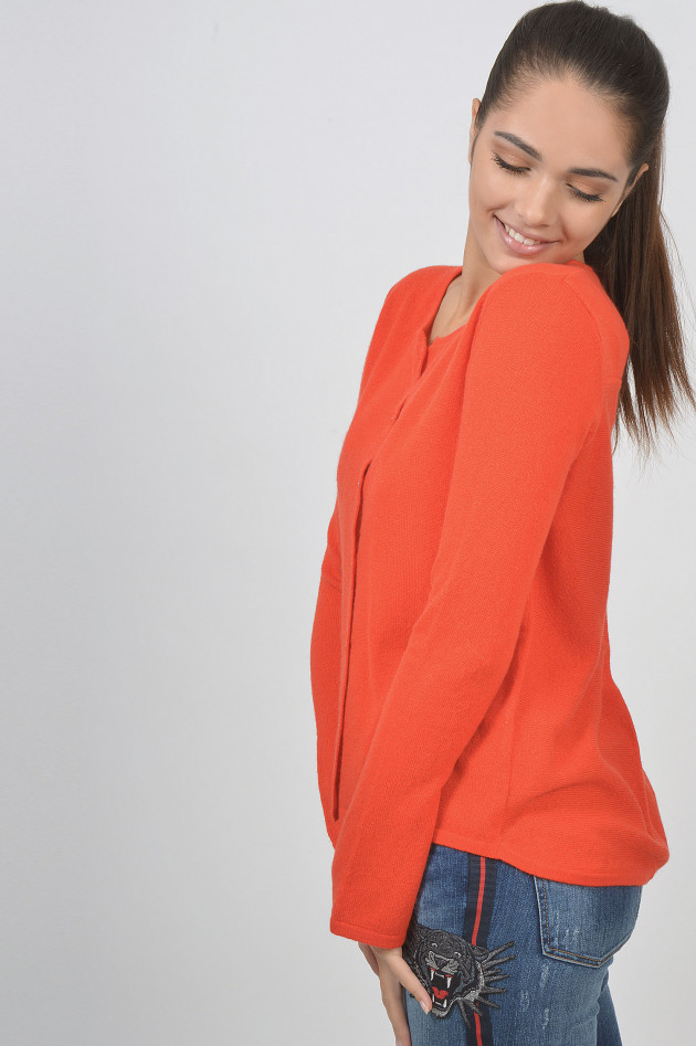 Princess goes Hollywood Strickweste aus Cashmere in Orange