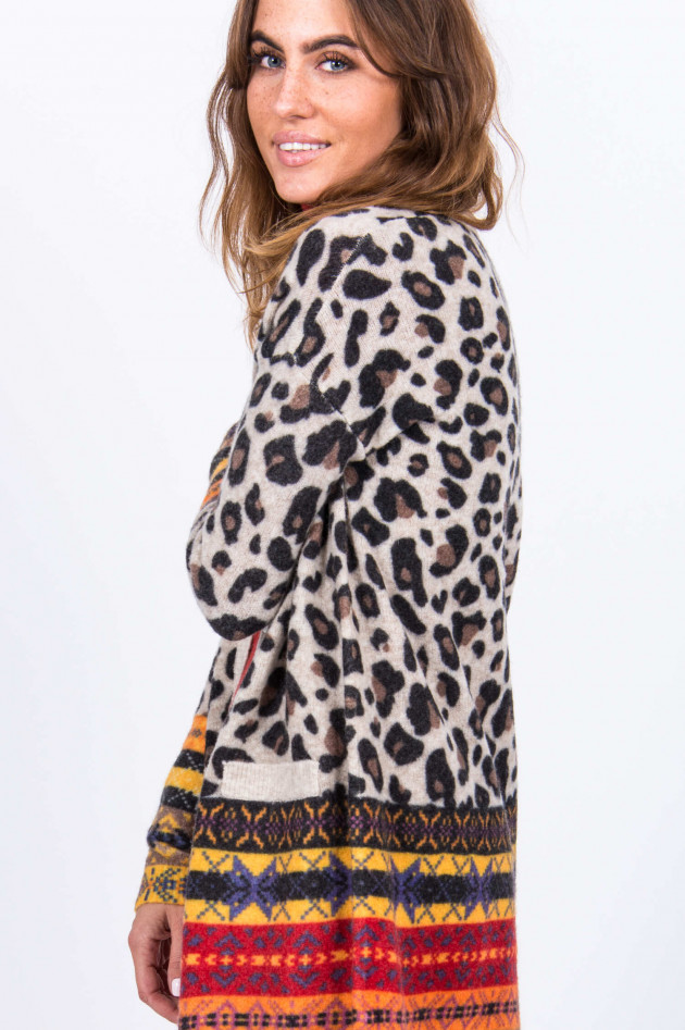 Princess goes Hollywood Strickjacke mit Animal-Print