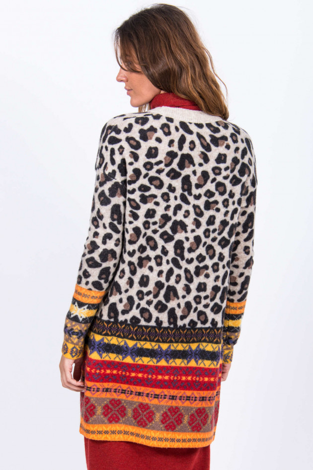 Princess goes Hollywood Strickjacke mit Animal-Print