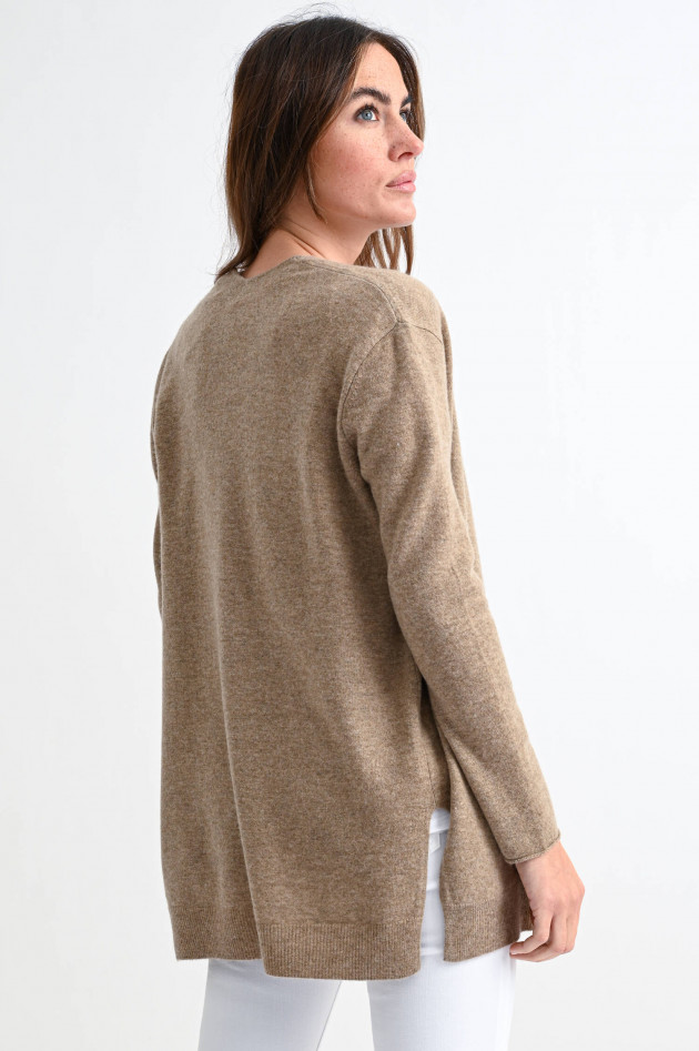 Princess goes Hollywood Cardigan mit Cashmere Anteil in Walnuss