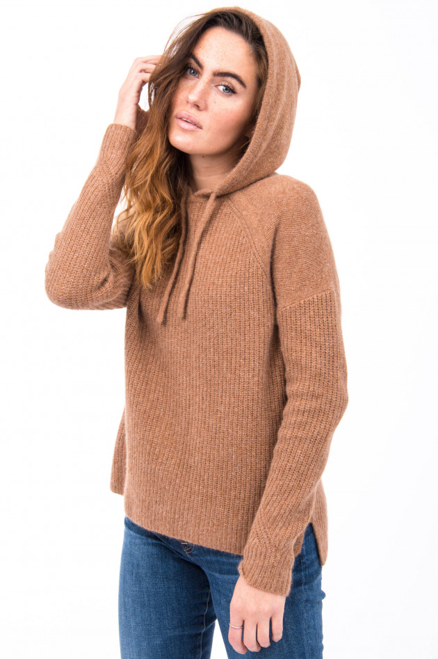 Princess goes Hollywood Strick-Hoodie in Camel