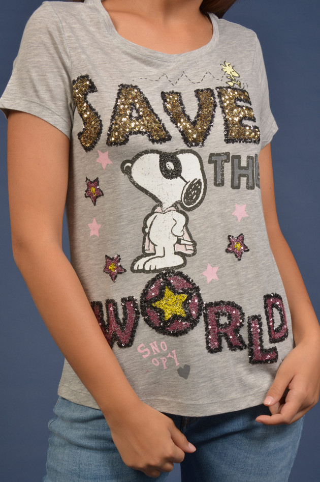 Princess goes Hollywood T-Shirt mit Snoopy in Weiß