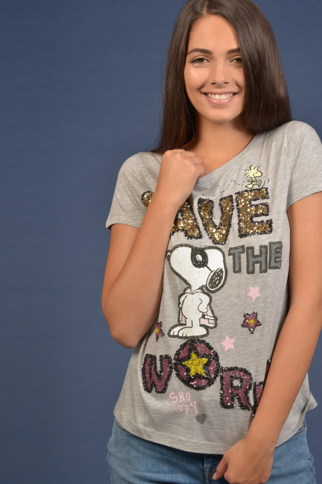 Princess goes Hollywood T-Shirt mit Snoopy in Weiß
