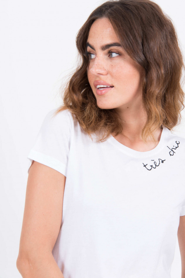 Princess goes Hollywood T-Shirt mit Schriftzug in Weiß