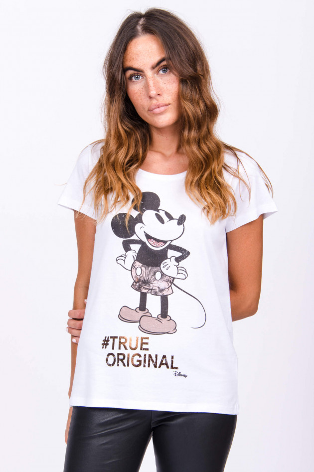 Princess goes Hollywood T-Shirt mit MICKEY MOUSE Print in Weiß