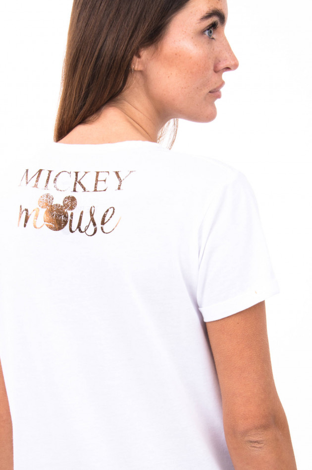 Princess goes Hollywood T-Shirt mit Mickey Mouse-Print in Weiß