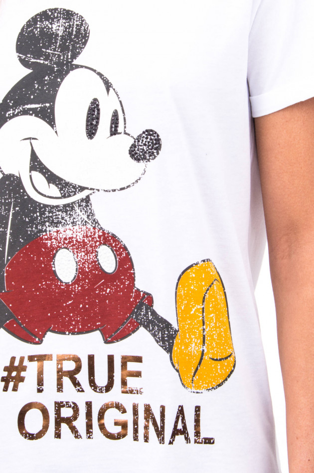 Princess goes Hollywood T-Shirt mit Mickey Mouse-Print in Weiß