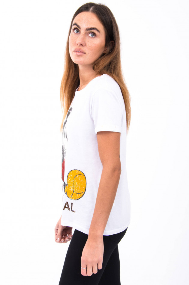 Princess goes Hollywood T-Shirt mit Mickey Mouse-Print in Weiß