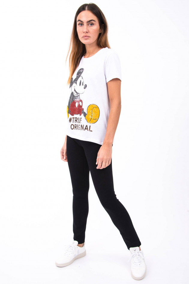 Princess goes Hollywood T-Shirt mit Mickey Mouse-Print in Weiß