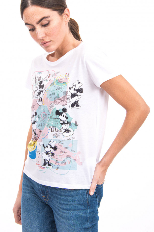 Princess goes Hollywood T-Shirt LET'S TRAVEL in Weiß