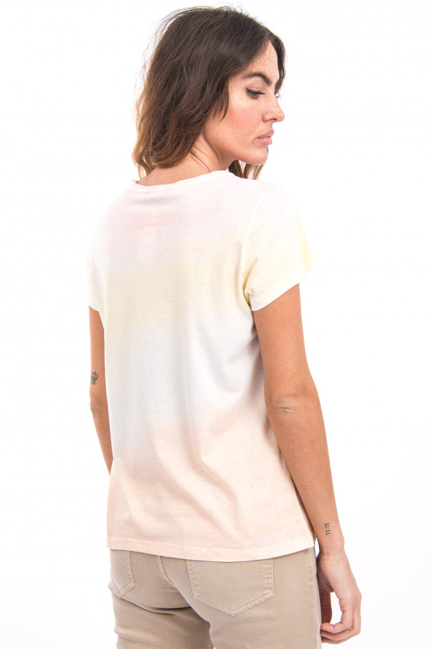 Princess goes Hollywood Micky-Mouse T-Shirt mit Farbverlauf in Orange/Gelb