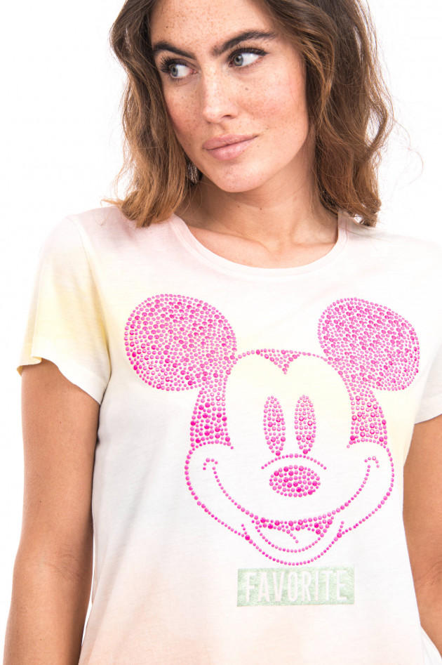 Princess goes Hollywood Micky-Mouse T-Shirt mit Farbverlauf in Orange/Gelb