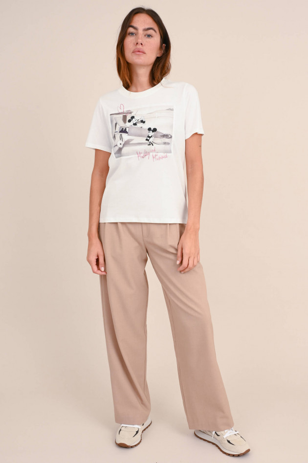 Princess goes Hollywood T-Shirt mit MICKEY & MINNIE Aufdruck in Weiß