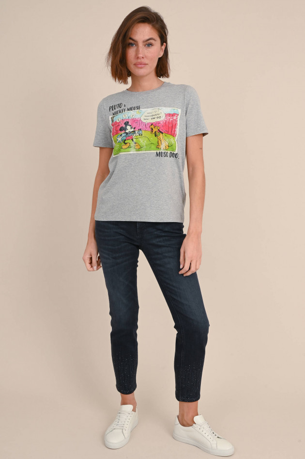Princess goes Hollywood T-Shirt mit Mickey Mouse & Pluto Print in Grau