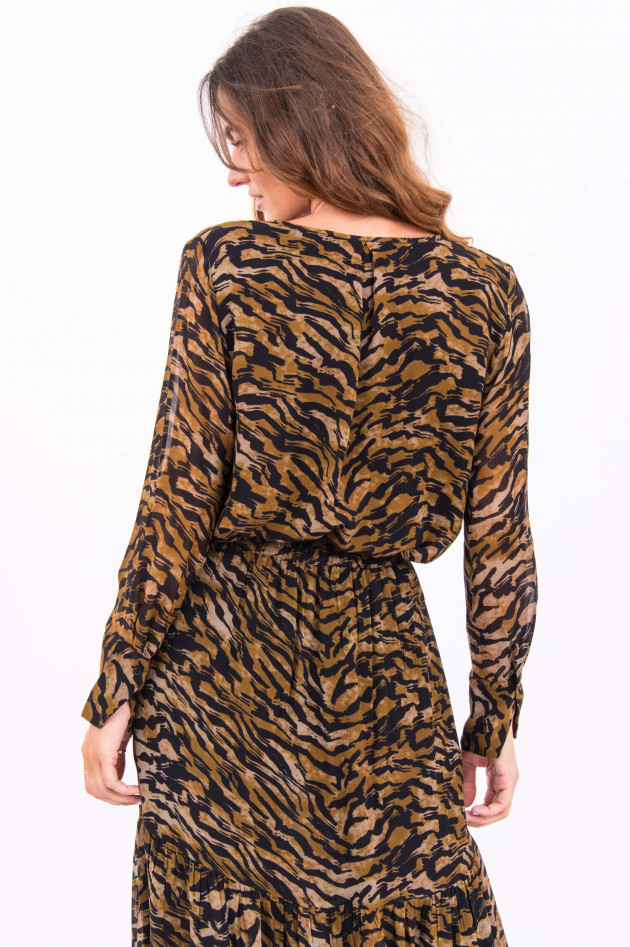 Princess goes Hollywood Bluse im Animal-Design in Oliv/Schwarz