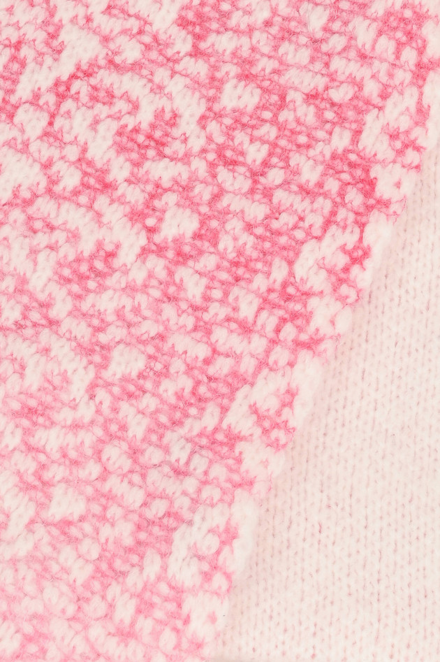 Princess goes Hollywood Wollmix Schal in Weiß/Pink