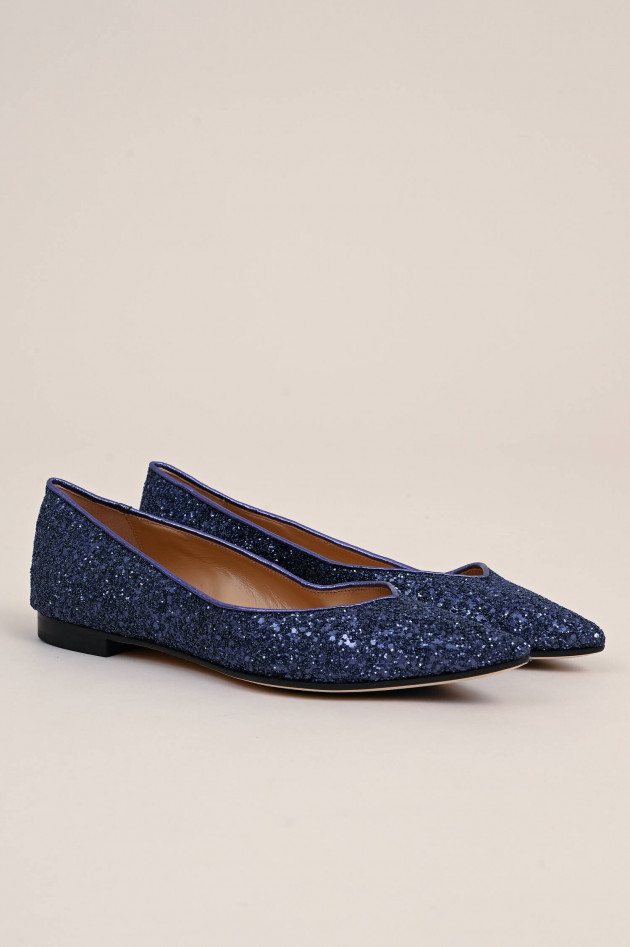 Prosperine Pailletten Ballerina in Violett