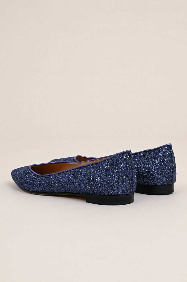 Prosperine Pailletten Ballerina in Violett