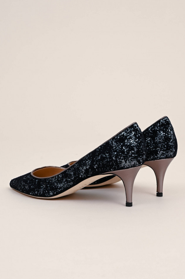 Prosperine Pumps mit Pailletten in Schwarz