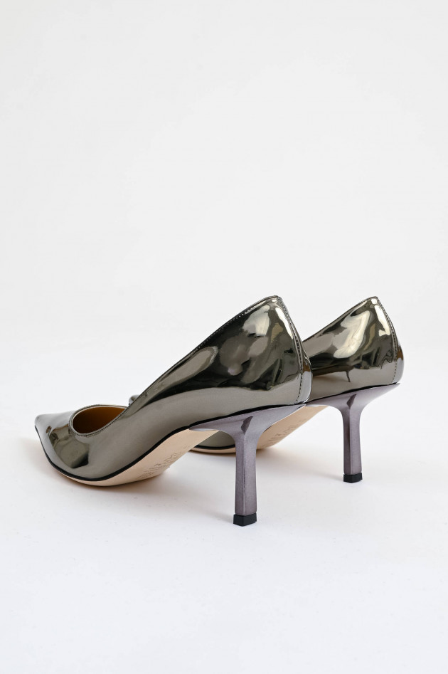 Prosperine Kitten-Heel in Silbermetallic