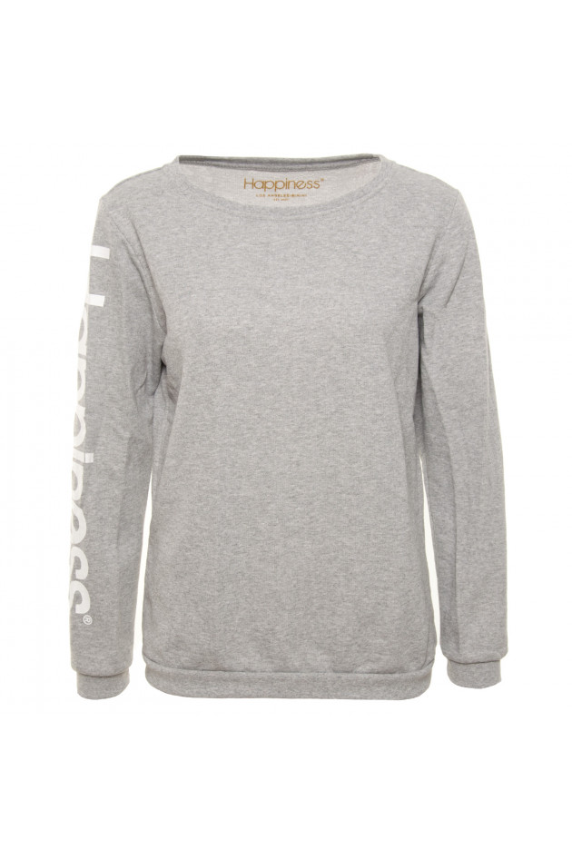 Happiness Pullover Happiness in Grau