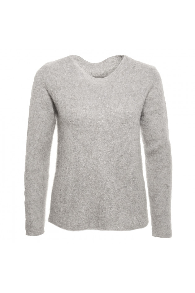 Peserico Pullover in Beige/Grau