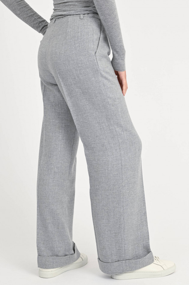Purotatto Hose mit Lurexfäden in Grau
