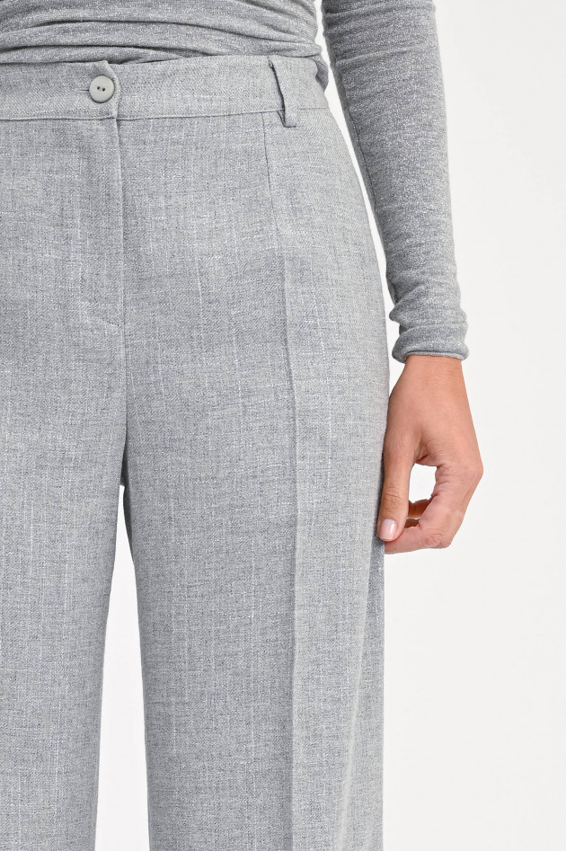 Purotatto Hose mit Lurexfäden in Grau