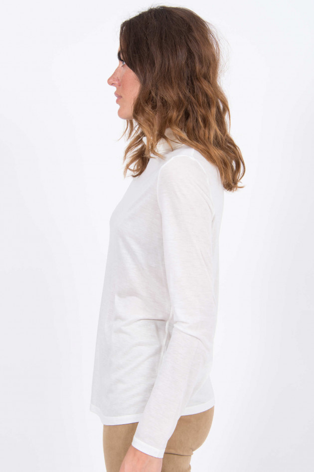 Purotatto Rollkragenpullover in Latte