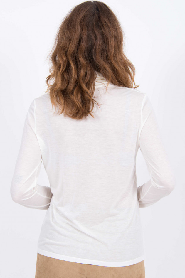 Purotatto Rollkragenpullover in Latte