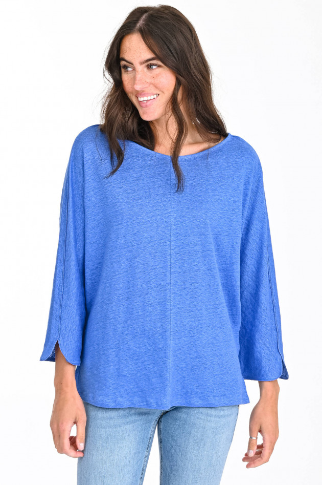 Purotatto Leinenshirt in Blau