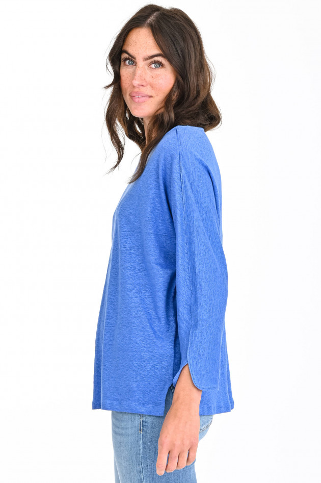 Purotatto Leinenshirt in Blau