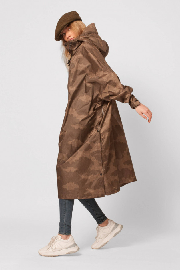 Rainkiss Regen-Poncho THE CLOUDS in Braun